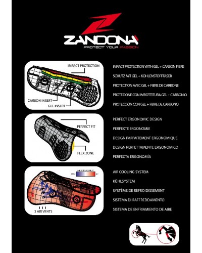Protèges tendons ZANDONA "Carbon Air Sensitive+"