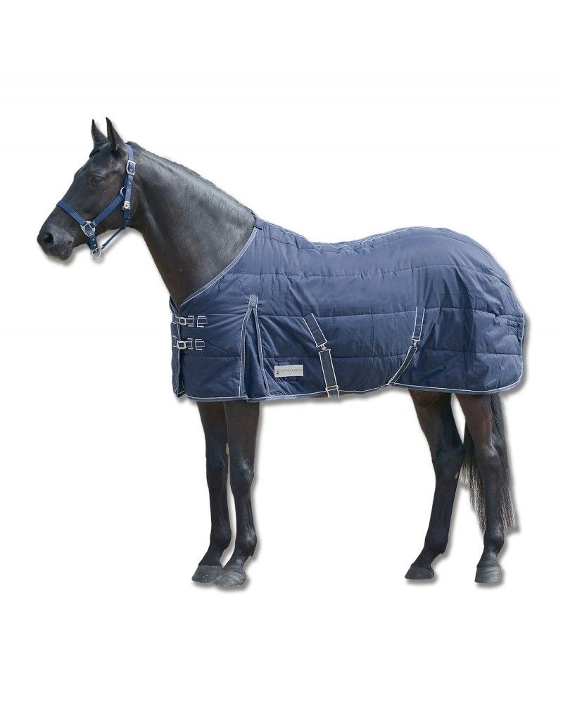 Couverture D'écurie Verte 200 G - Taille 125 Cm - Pour Cheval, Poney - Respirante Et Coupe Anatomique