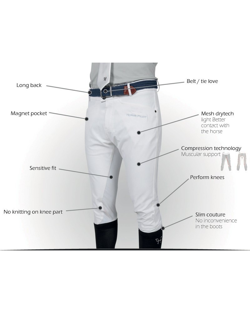 Pantalon d'équitation HORSE PILOT Homme